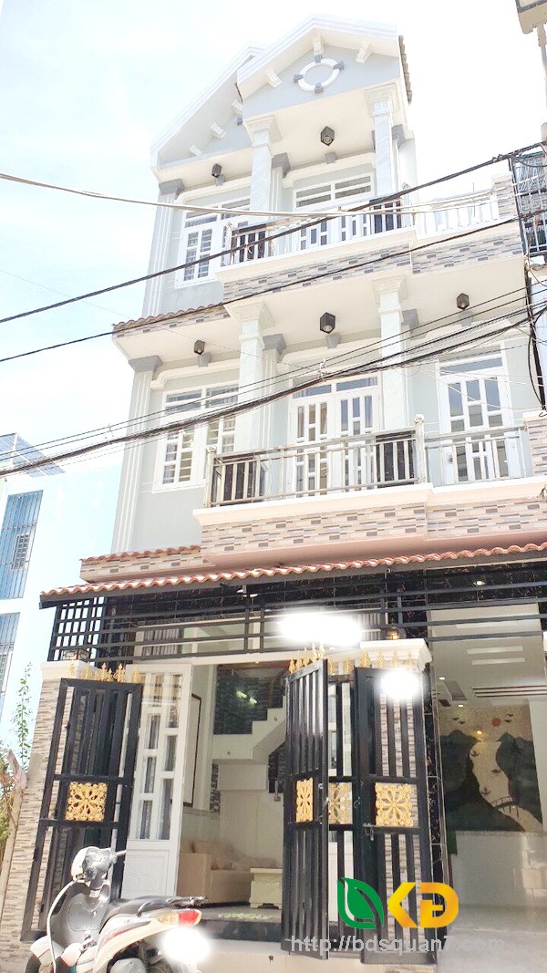 Bán nhà 2 lầu đẹp mặt tiền hẻm 6m 2329 Huỳnh Tấn Phát Nhà Bè.